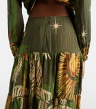Johanna Ortiz Relatos De Mi Tierra jacquard maxi skirt