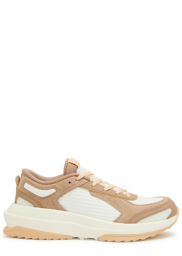 Photo: Athletic Propulsion Labs Jogger Panelled Mesh Sneakers Beige