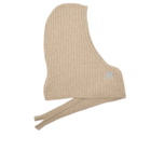 GANNI Women's Core Future Wool Knit Balaclava in Sand 