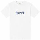 Foret Men's Resin Multi T-Shirt in White/Blue