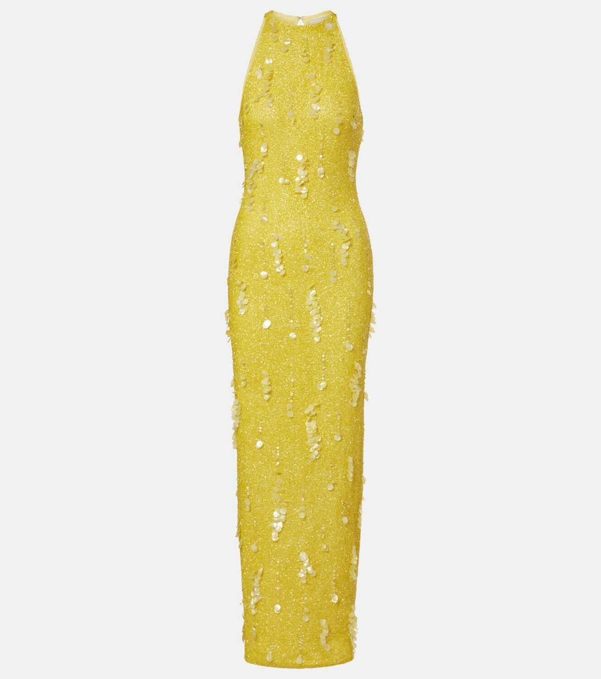 Clio Peppiatt Mimosa beaded sequined gown