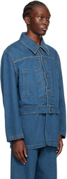 SOSHIOTSUKI Blue 'The BDH' Denim Jacket