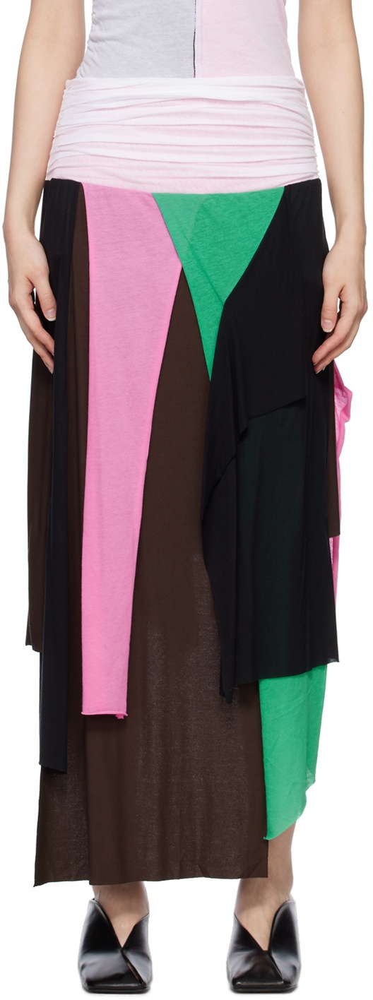 Photo: Edward Cuming Multicolor Layered Midi Skirt