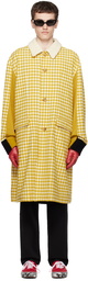 UNDERCOVER Yellow Check Coat