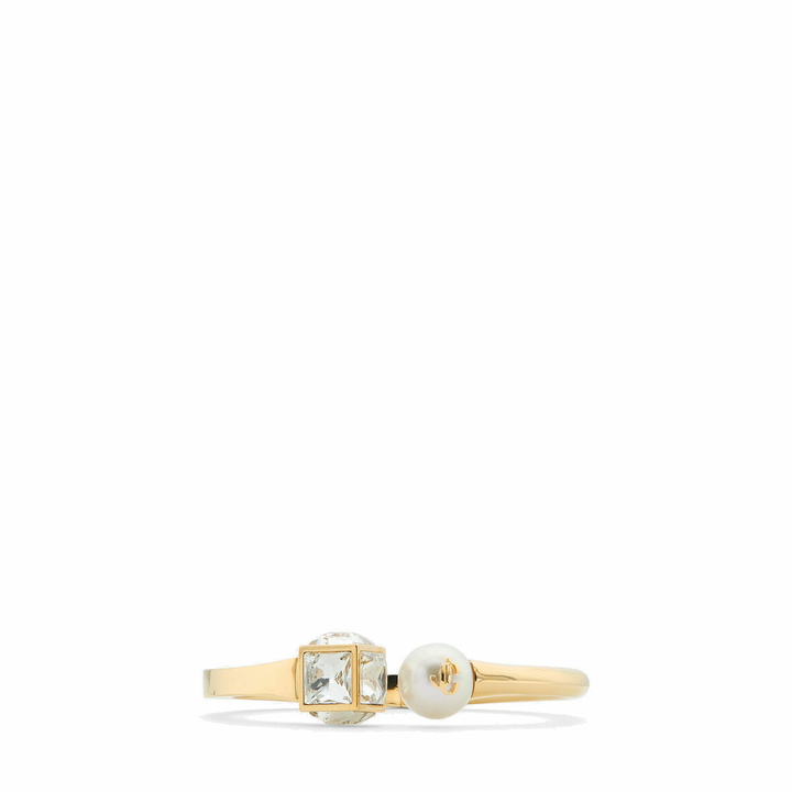 Photo: Jimmy Choo Jc Pearl Cube Cuff Large Bracelet