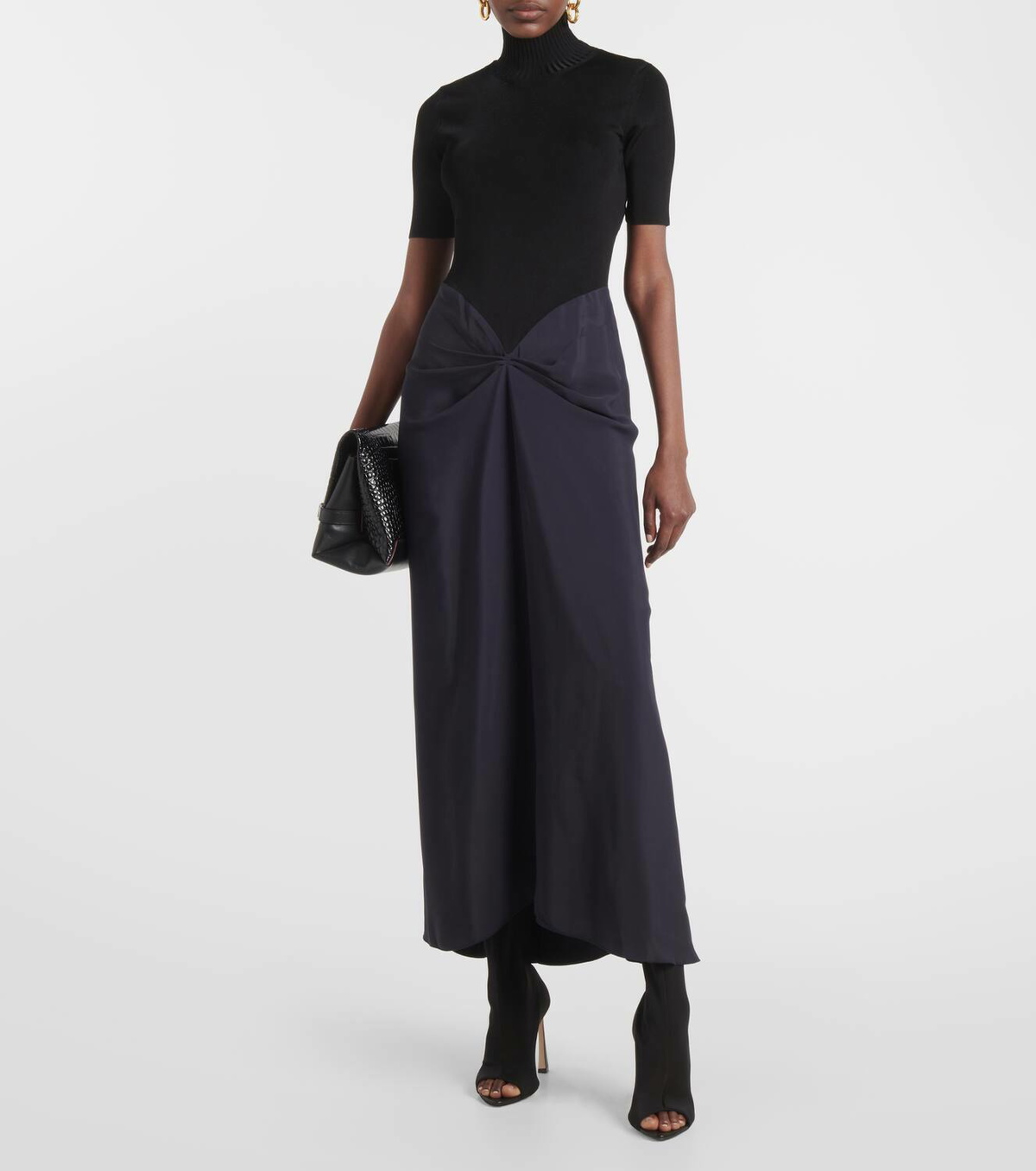 Victoria Beckham Peep Toe over-the-knee boots