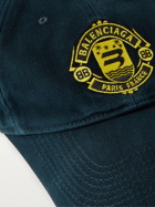 Balenciaga - Logo-Embroidered Cotton-Drill Baseball Cap - Blue