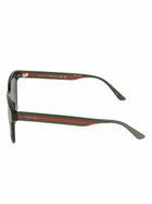 Gucci Eyewear Signature Stripe Sided Logo Sunglasses
