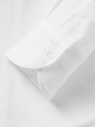 Incotex - Slim-Fit Cutaway-Collar Cotton-Twill Shirt - White