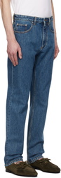 Bally Blue Five-Pocket Jeans