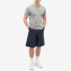 Maison Kitsuné Men's Belted Shorts in Dark Navy