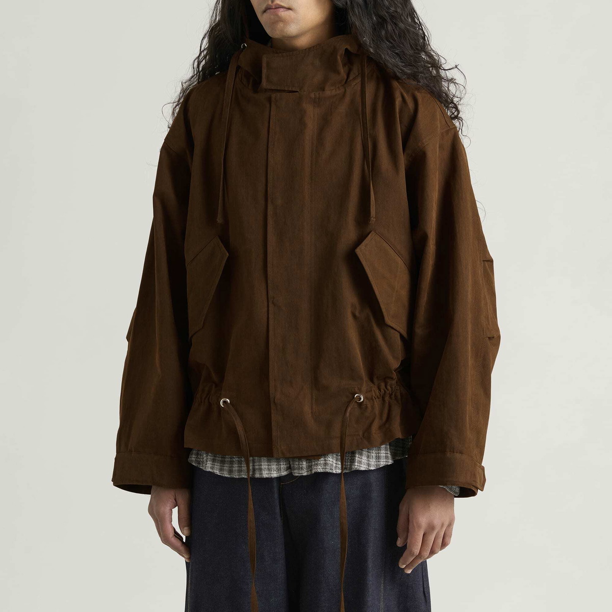 Sage Nation Men's Aviemore Parka Jacket in Bark Brown