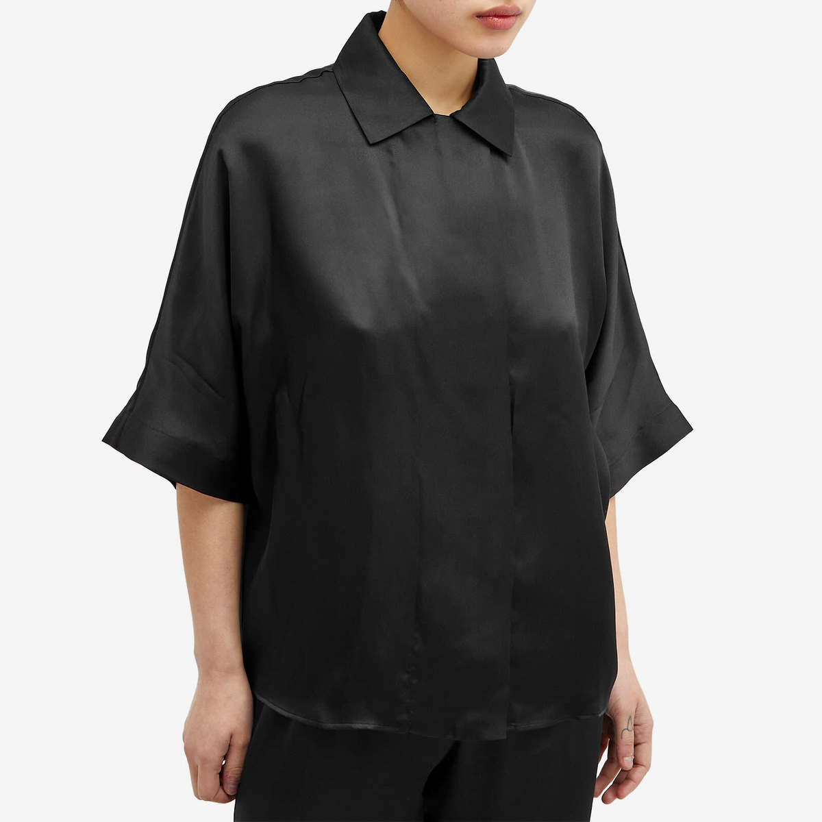 Anine Bing Women's Julia Shirt in Black ANINE BING