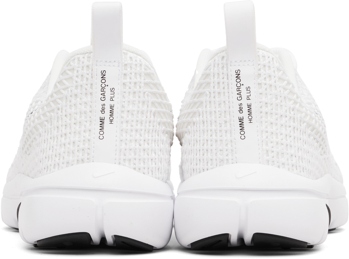 Comme des Garçons Homme Plus White Nike Edition Air Flymesh Sneakers
