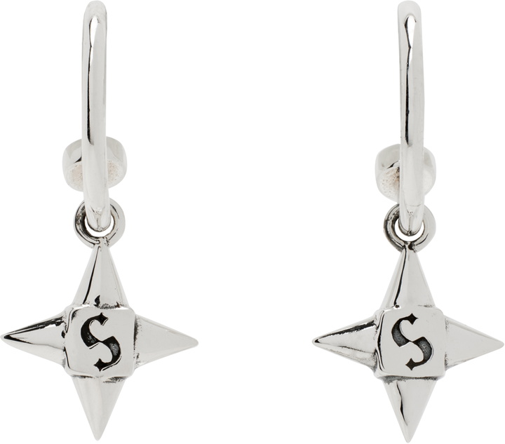 Photo: Stolen Girlfriends Club Silver Star Shock Sleepers Earrings