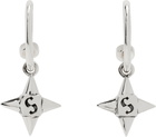 Stolen Girlfriends Club Silver Star Shock Sleepers Earrings