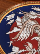 La DoubleJ - The Dragon Gold-Trimmed Porcelain Decorative Plate