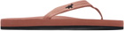 Maison Kitsuné Beige Indosole Edition 'Easy Living' Flip-Flops