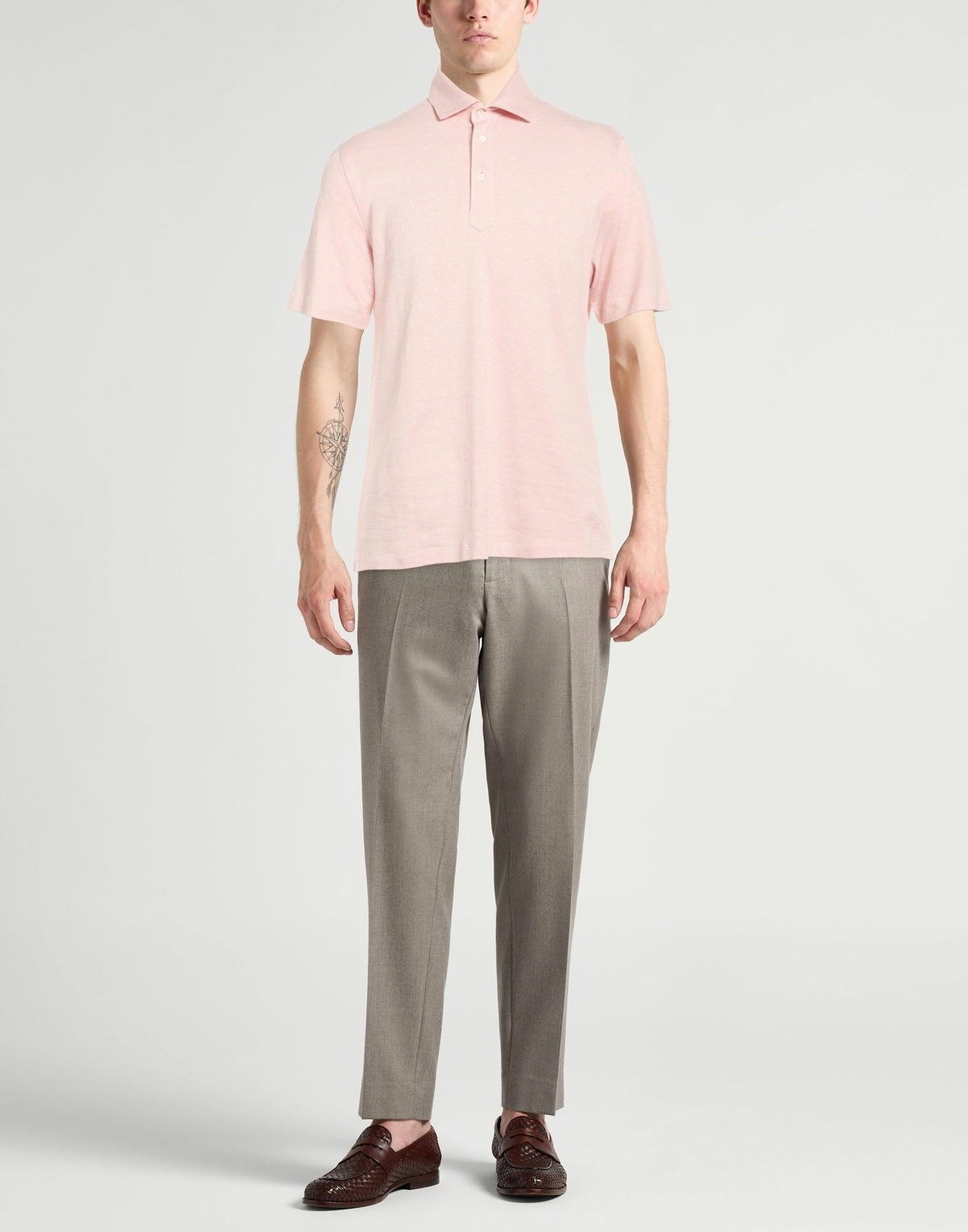 Brunello Cucinelli Mens Polo shirt Blush