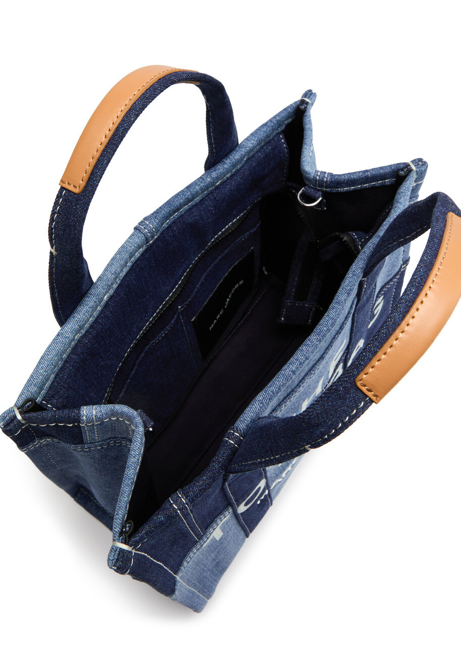 Marc Jacobs The Tote Medium Denim Tote - Blue/Navy - One Size