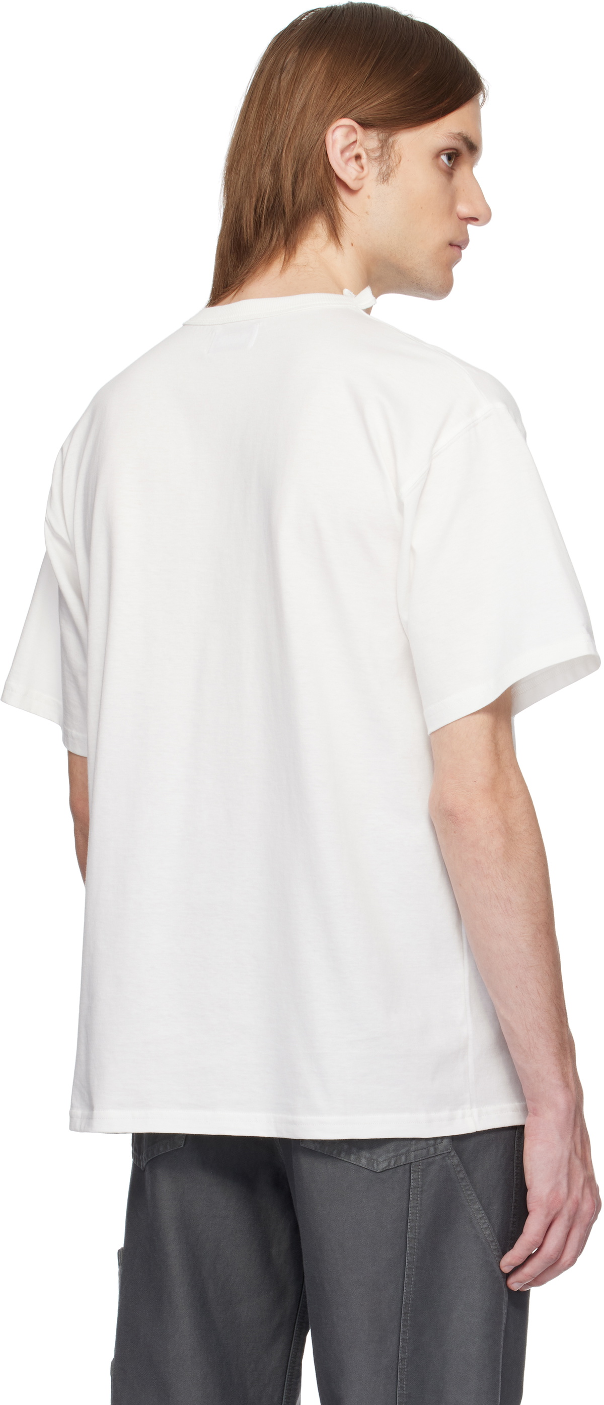 Magliano White 'I Suffer' Short Sleeve T-shirt