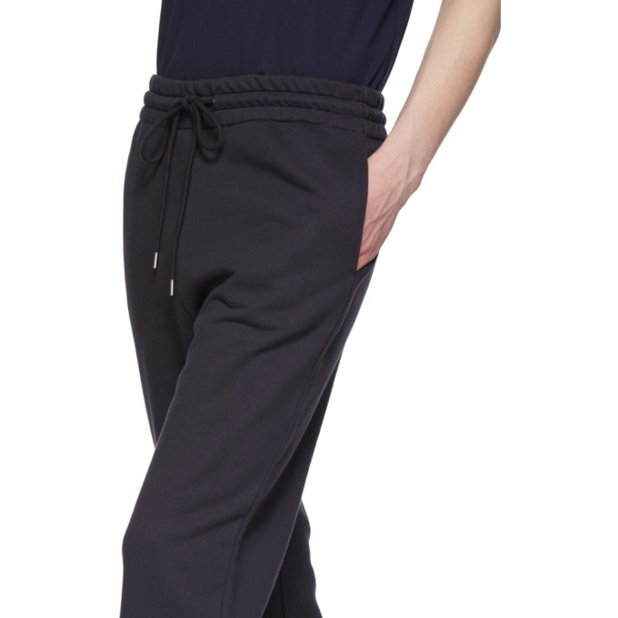 A-Plan-Application Black Terry Lounge Pants