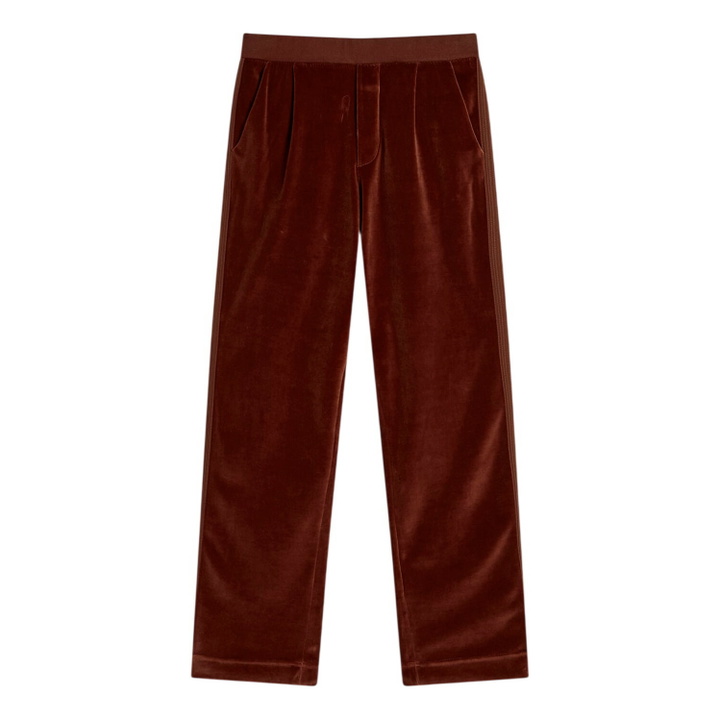 Photo: Rhude Men's Trofeo Velour Track Pants in Bordeaux
