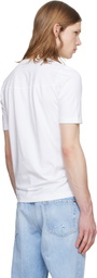 Dsquared2 White Vintage Fade Cool Football Fit T-shirt