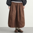 YMC Women's Parachute Midi Skirt in Brown