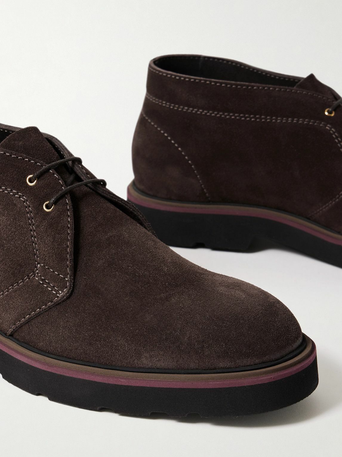 Paul Smith - Karr Suede Chukka Boots - Brown
