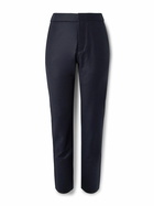 Loro Piana - Leisure City Slim-Fit Virgin Wool and Cashmere-Blend Trousers - Blue
