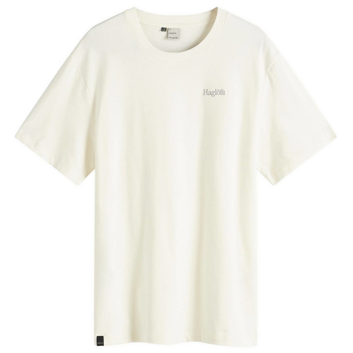 Photo: Haglöfs Men's Logo T-Shirt in Soft White