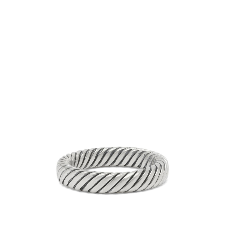 Photo: Serge DeNimes Men's Halo Ring in Silver