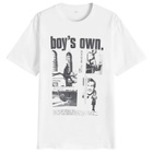 Boys Own Men's The Social Awareness Front Print T Shirt in White