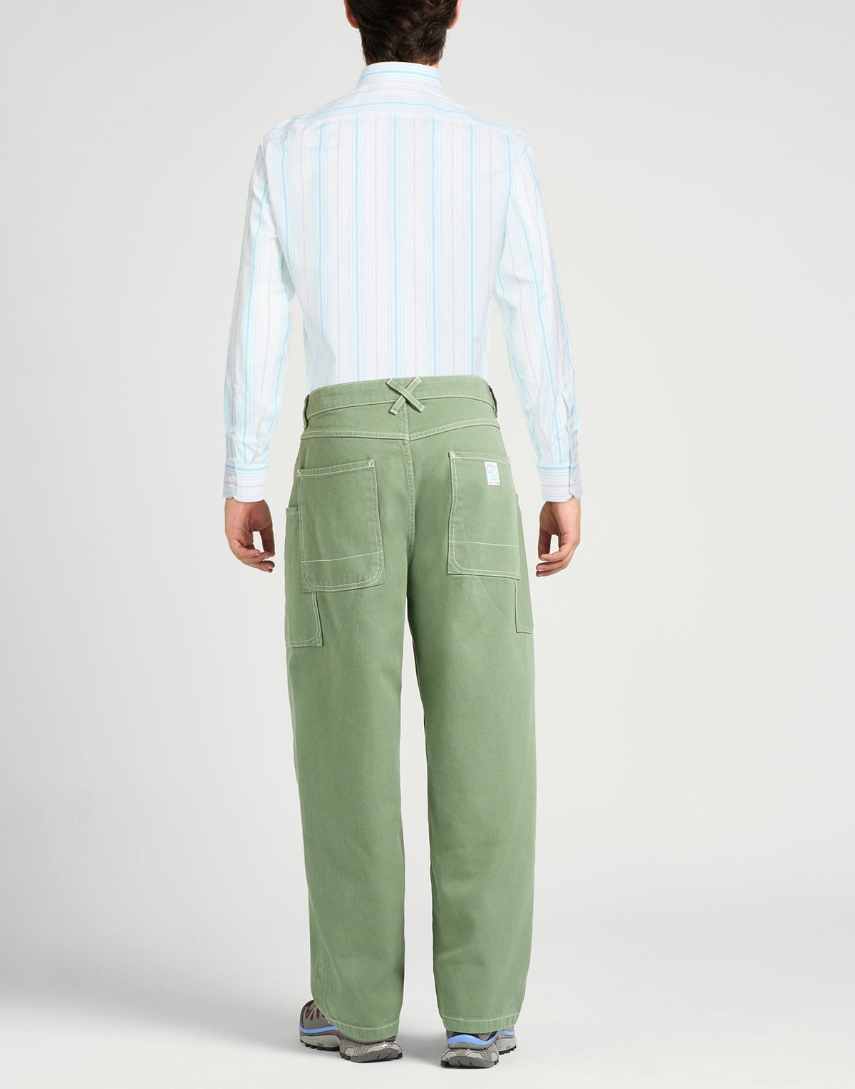 Isaia Mens Shirt Turquoise