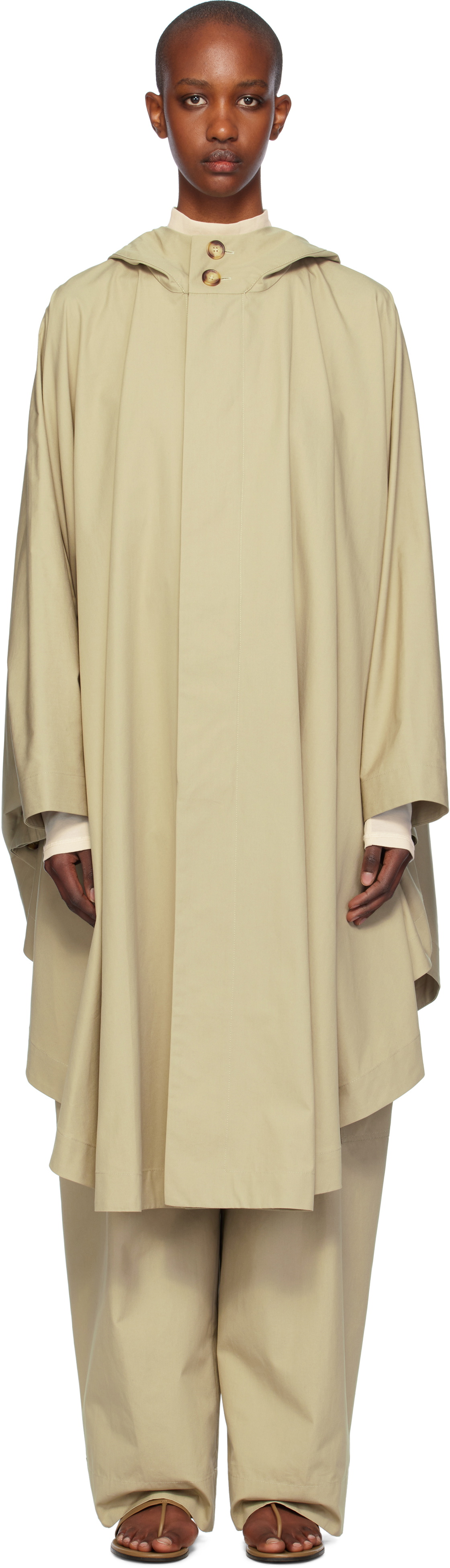 La Collection Beige Odin Trench Coat