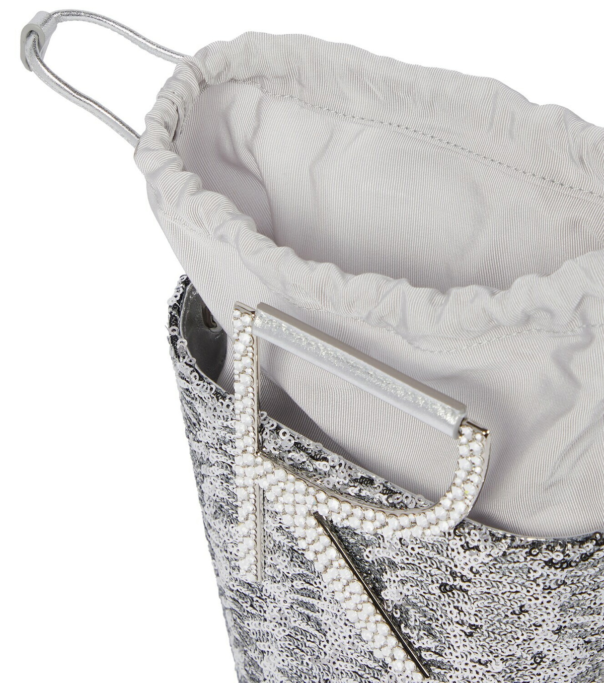 Roger Vivier RV Strass Mini embellished bucket bag Roger Vivier
