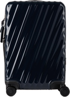 Tumi Navy International Expandable 4 Wheeled Carry-On Suitcase