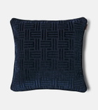 Etro Flag monogram corduroy cushion