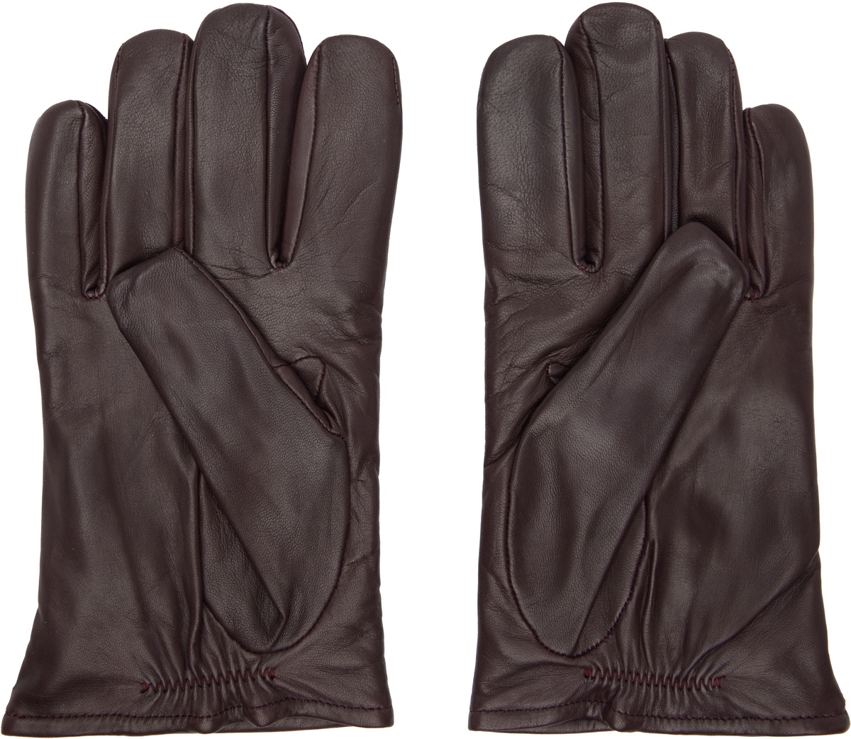 OUR LEGACY Burgundy 'His' Gloves