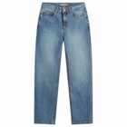 FrizmWORKS Men's OG Wide Denim Pants in Light Blue