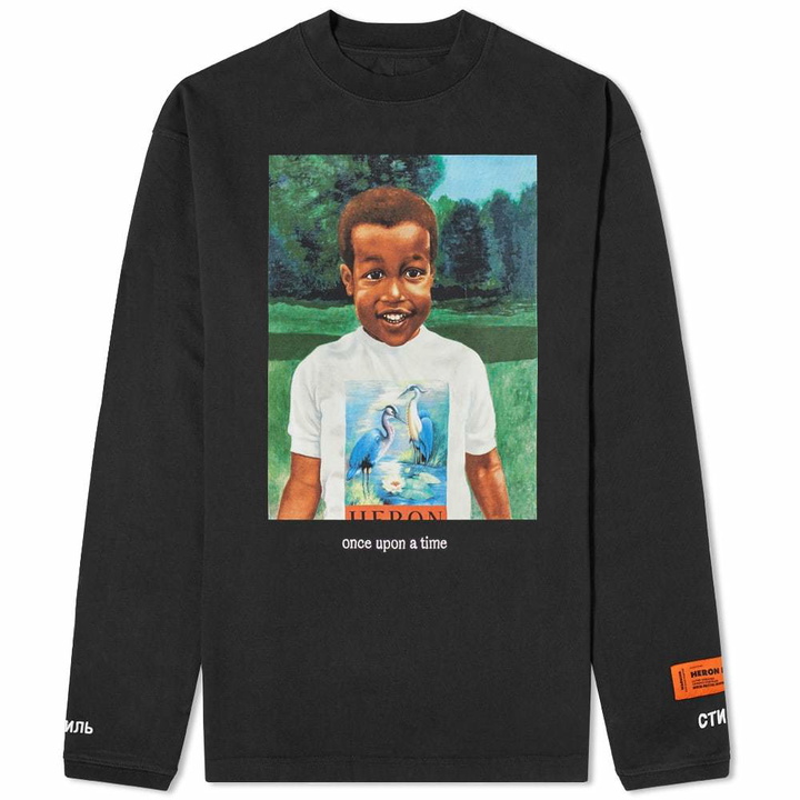 Photo: Heron Preston Long Sleeve Baby Print Tee