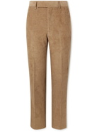 Gabriela Hearst - Ernest Straight-Leg Linen and Cotton-Blend Corduroy Suit Trousers - Brown