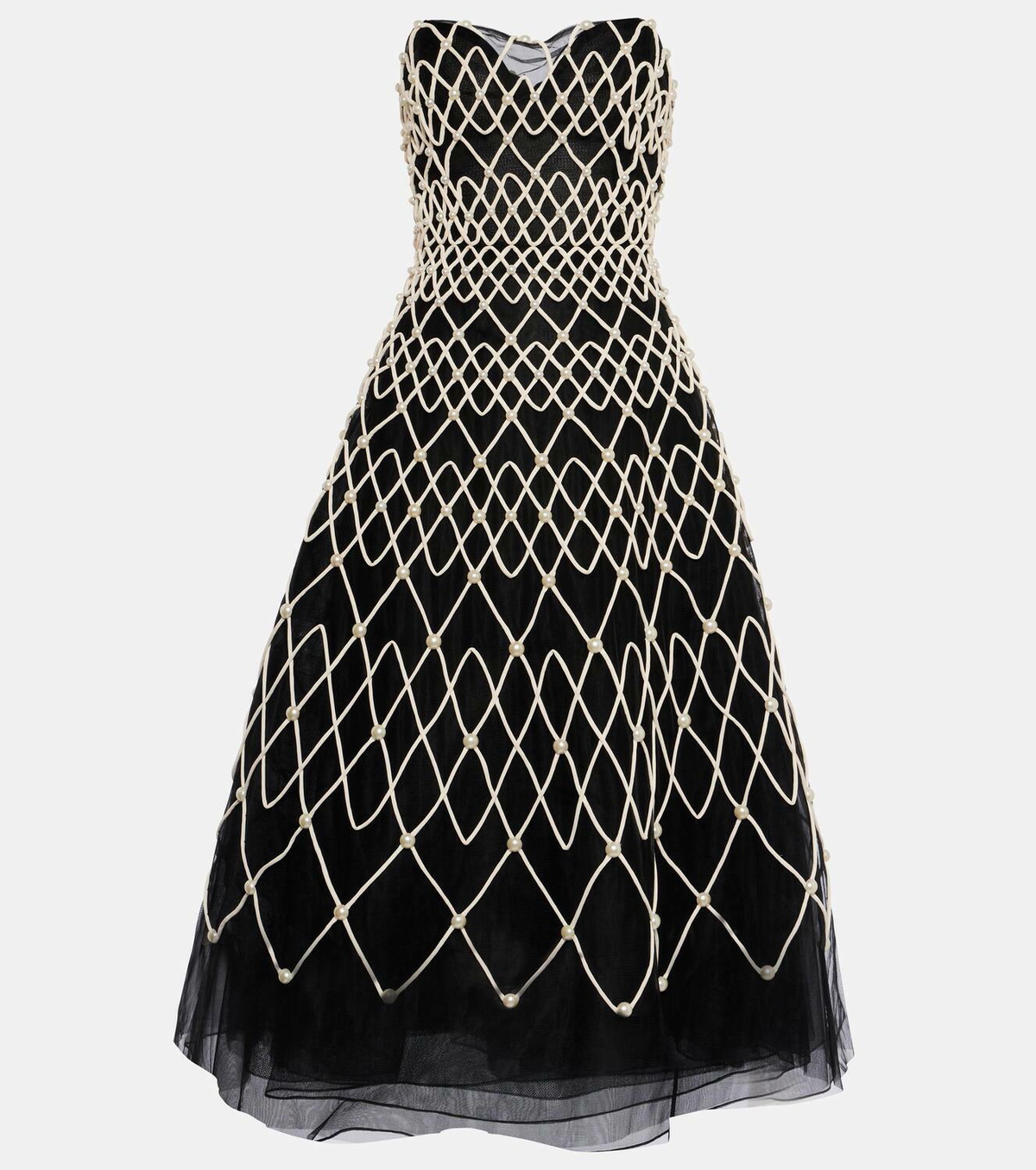 slim fit dress slacks Embellished A-Line Gown main image 0