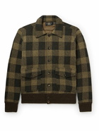 RRL - Checked Wool Overshirt - Green