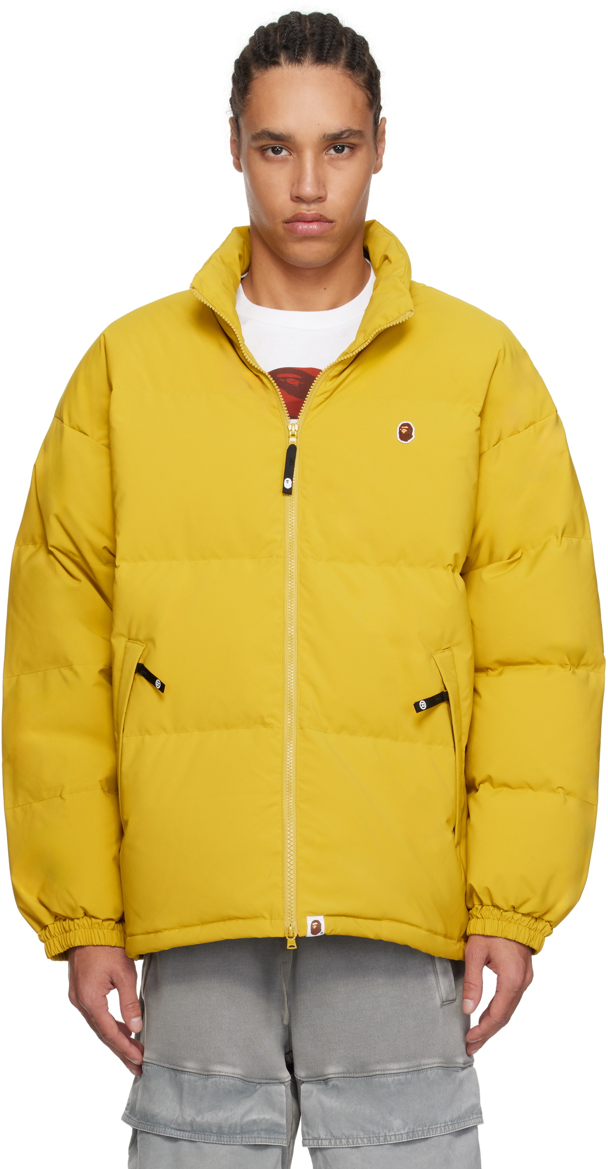 BAPE Black Sport Monogram Shark Down Jacket A Bathing Ape BAPE Black Sport Monogram Shark Down Jacket A Bathing Ape