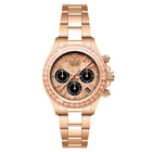 Duxot Accelero Meteorite Chronograph Rose Gold-tone Dial Mens Watch DX-2071-44