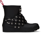 Noir Kei Ninomiya Black Hunter Edition Rubber Boots
