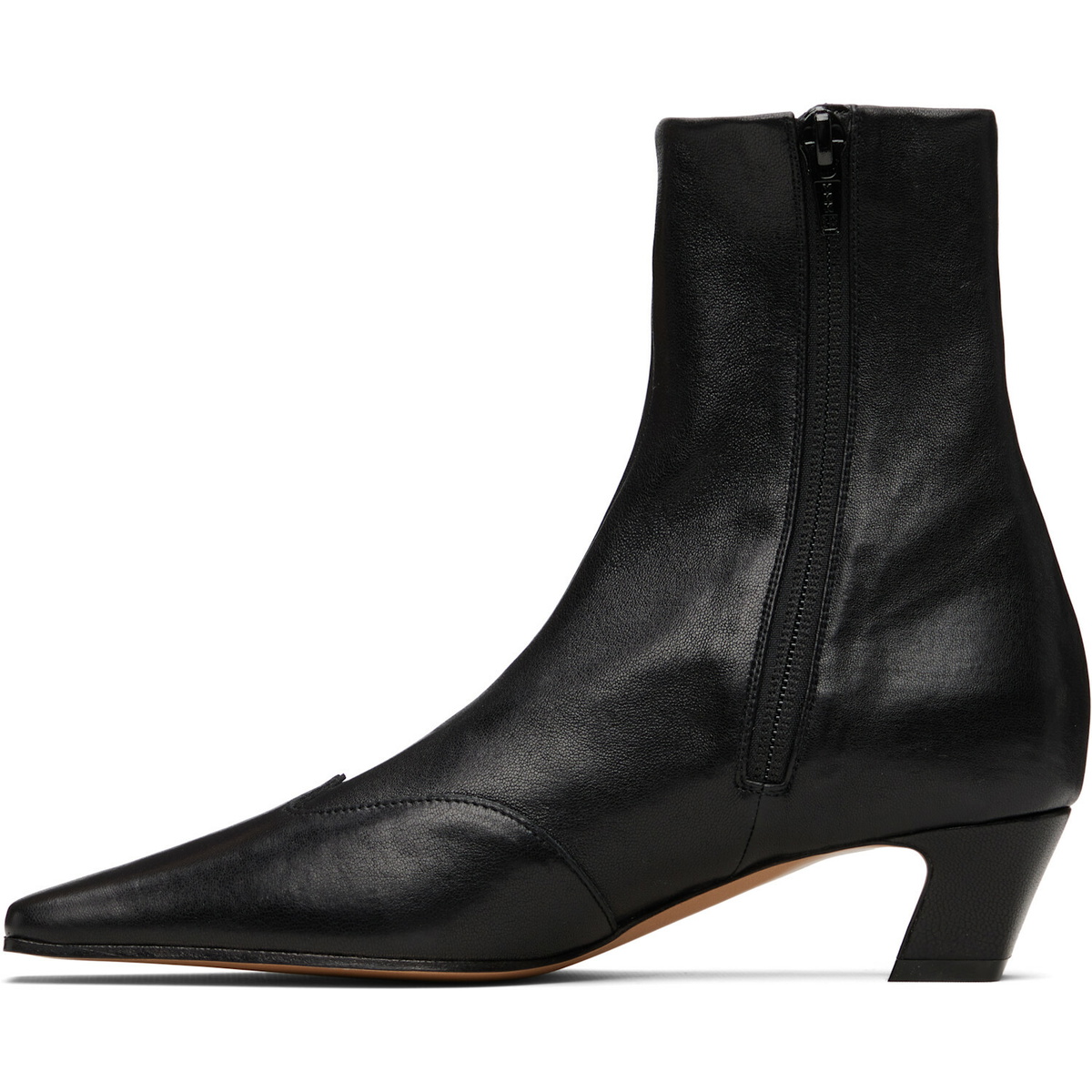 KHAITE Black Nevada Stretch Low Boots