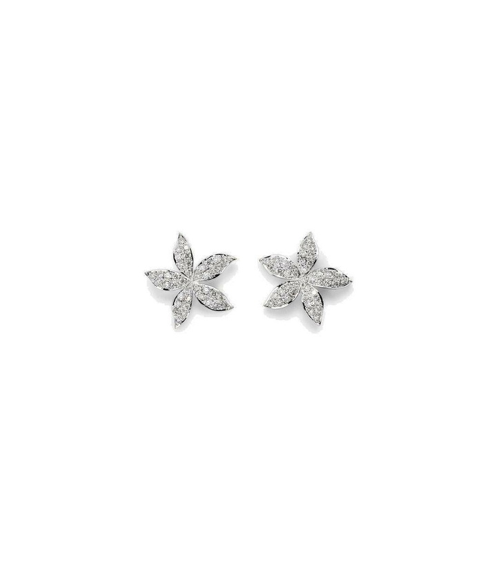 Photo: Ileana Makri Lavender 18kt white gold earrings with diamonds